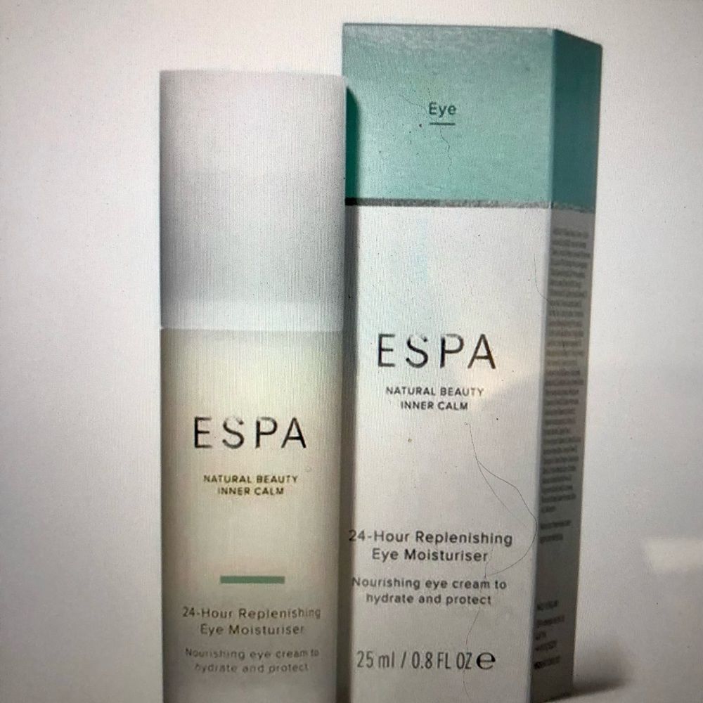 ESPA Natural Beauty Inner Calm 24-Hour Replenishing Eye Mousturizer (25ml) New